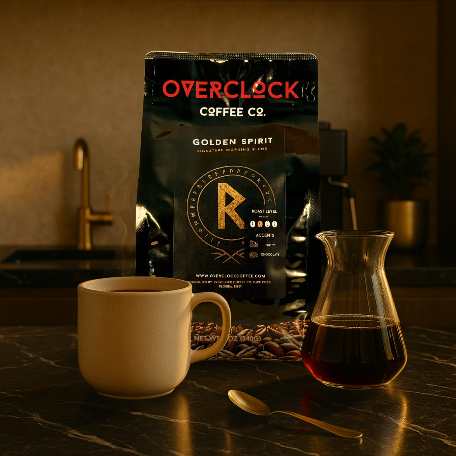 Golden Spirit | Morning Roast Coffee – Overclock Coffee Co.