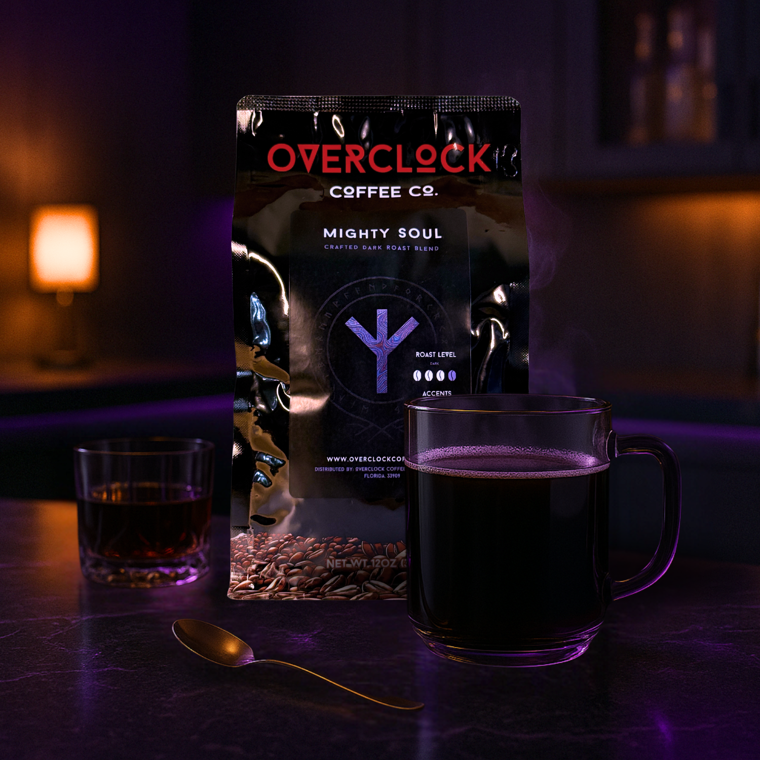 Mighty Soul | Crafted Dark Roast – Overclock Coffee Co.