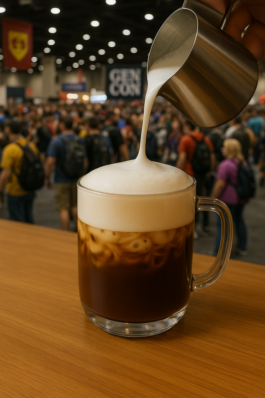 Overclock Coffee Gen Con Comic Con Coffee Poured